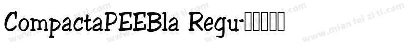 CompactaPEEBla Regu字体转换